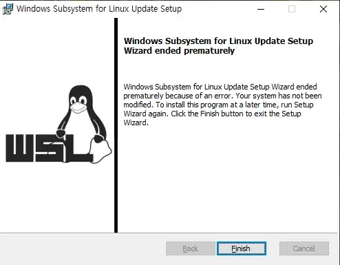 wsl2 linux subsystem linux update